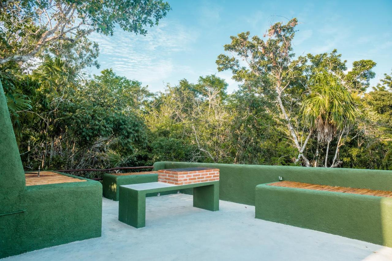 Casa Pibe, Private jacuzzi, Pier&Rooftop Villa Bacalar Esterno foto